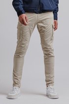 Haze & Finn Broek Italian Cargo Ma150554 Beige Mannen Maat - W48