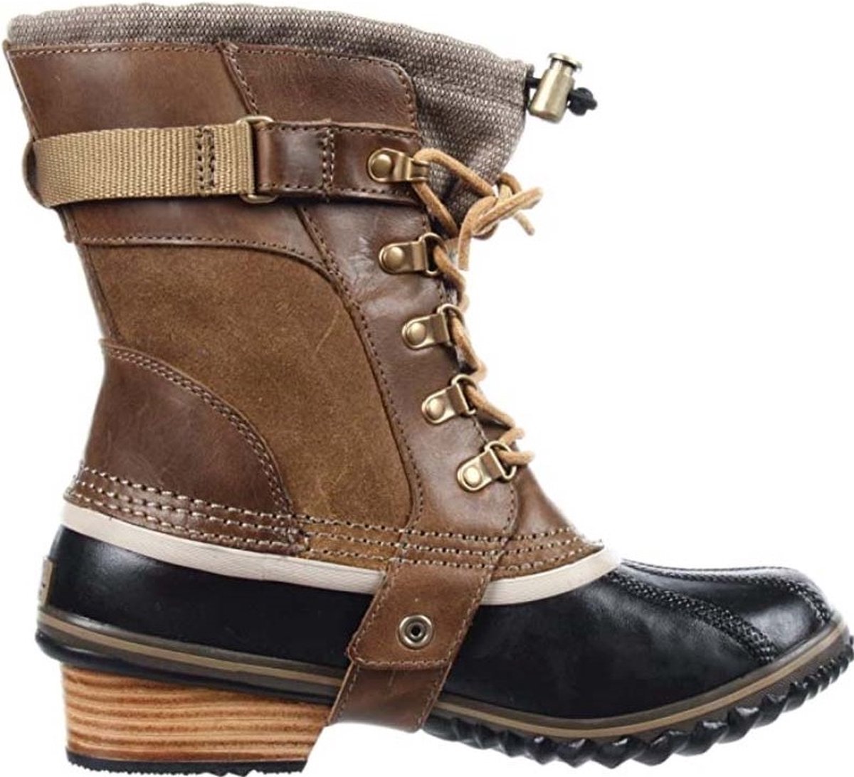 Sorel Dames snowboot Conquest Carly Short NL1896-237 Bruin