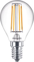 Philips Corepro LEDluster E14 Kogel Filament Helder 4.3W 470lm - 840 Koel Wit | Vervangt 40W