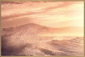 JUNIQE - Poster met kunststof lijst Impact x Anchor Point -20x30 /Geel