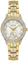 Bulova Phantom Crystal 98L283 Horloge - Staal - Goudkleurig - Ø 31 mm