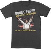 Doug E. Fresh Heren Tshirt -L- The World's Greatest Zwart