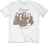 Queen Heren Tshirt -L- Bo Rhap Portrait Wit