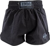 1916 Kickboksbroek Old School Zwart/Zwart