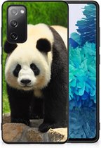 Smartphone Hoesje Geschikt voor Samsung Galaxy S20 FE Bumper Hoesje met Zwarte rand Panda
