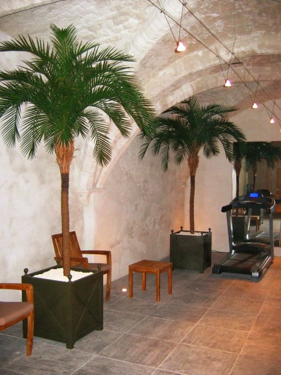 maxifleur Kunstplanten Phoenix kunstpalm deluxe OD 300cm Groen
