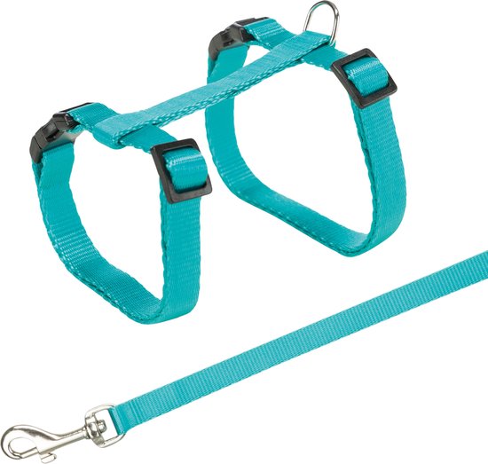Trixie Kattentuig Met Riem - Kattenharnas - 27–45 cm/10 mm. 1.20 m cm Multi-Color