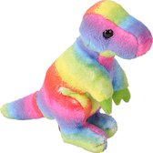 Wild Republic Knuffeldino Pocketkins Regenboog 17 Cm Pluche