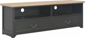 Decoways - Tv-meubel 120x30x40 cm hout zwart