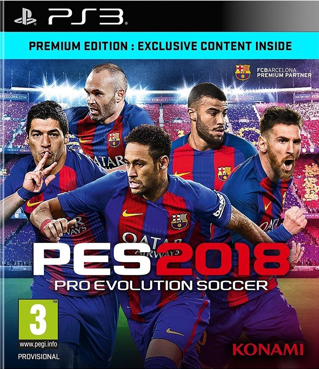 Pro Evolution Soccer 2018 - Premium Edition - PS3 | Games | bol