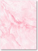 Pink Marble - Roze marmer patroon - 30x40 Canvas Staand - Minimalist