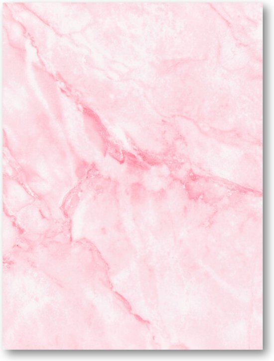 Marbre Pink - Motif Marbre Rose - Portrait Toile 30x40 - Minimaliste