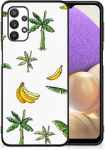 GSM Hoesje Samsung Galaxy A32 5G Mobiel TPU Hardcase met Zwarte rand Banana Tree