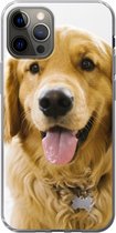 Geschikt voor iPhone 13 Pro hoesje - Portret van een super mooie Golden Retriever - Siliconen Telefoonhoesje