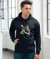 FanFix - College Hoodie - Fair Wear - Rick and Morty Hoodie - Paranoid - Unisex