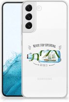 Bumper Hoesje Geschikt voor Samsung Galaxy S22 Plus Smartphone hoesje Boho Bottle