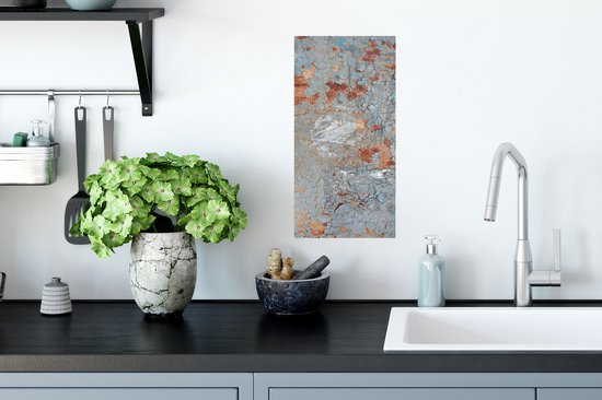 Affiche Rouille - Peinture - Métal - 20x40 cm