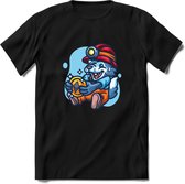 Mining Wolf - Crypto T-Shirt Kleding Cadeau | Dames / Heren / Unisex | Bitcoin / Ethereum shirt | Grappig Verjaardag kado | Tshirt Met Print  Prijs - Zwart - 3XL