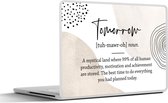 Laptop sticker - 15.6 inch - Time management - Motivatie - Spreuken