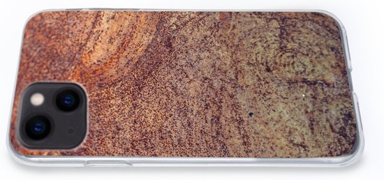 Coque iPhone 13 mini - Vintage - Rouille - Fer - Coque de téléphone en Siliconen
