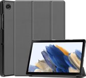 Cazy Samsung Galaxy Tab A8 hoes - 10.5 inch - Perfecte pasvorm - Slaap/Wake functie – Diverse kijkhoeken – Grijs