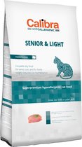 Calibra Cat Hypoallergenic Senior & Light - Kalkoen & Rijst - 2 kg