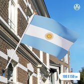 Vlag Argentinië 100x150cm - Spunpoly