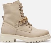 Ann Rocks Veterboots beige - Maat 40