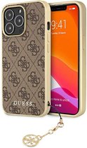 Guess 4G Charms Hard Case  - Apple iPhone 13 Pro Max (6.7") - Bruin
