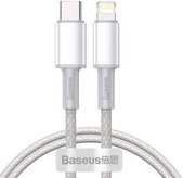 Baseus iPhone lader Lightning naar TYPE-C - 1 Meter Lightning to USB-C cable - Oplaadkabel voor Apple iPhone 11/ 11Pro/ 11Pro Max/ XR / XS Max / XS / X voor Apple iPad 9 CATLGD-02