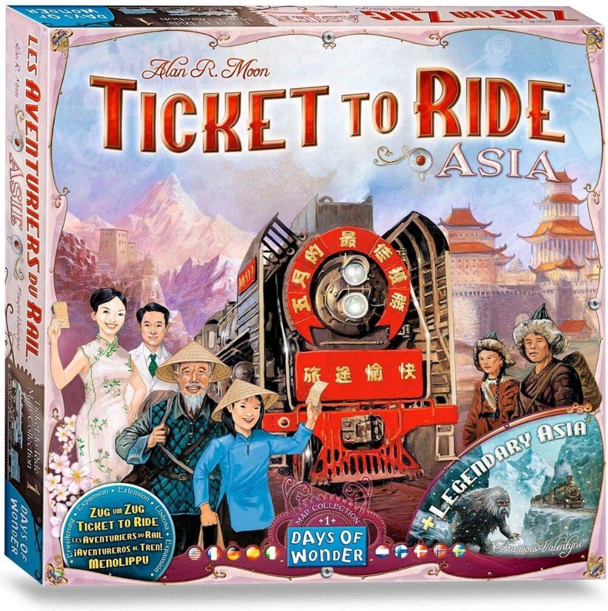Ticket to Ride Asia - Uitbreiding - Bordspel - 6 Spelers — afbeelding 12