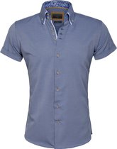 Overhemd Korte Mouw Aeolian 65018 Dark Navy