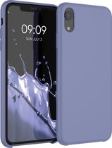 kwmobile telefoonhoesje voor Apple iPhone XR - Hoesje met siliconen coating - Smartphone case in lavendelgrijs