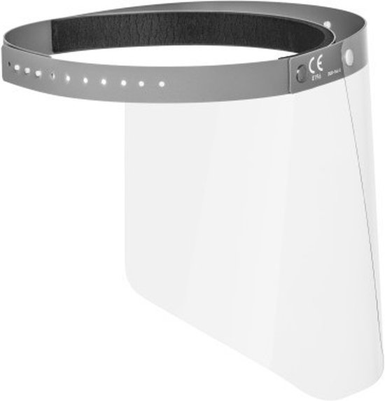 Foto: Durable gezichtsvizier opklapbaar 3431 10 ce conform spatmasker spatscherm gelaatscherm 