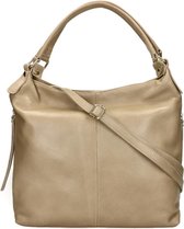 Hernan Grote  Schoudertas / Crossbody Tas  Dames -  Leer - Grain     -  Beige