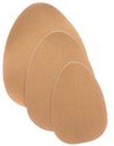 Bye Bra Borstlift Pads, Plak BH + Satijnen nippelcover, Licht Bruin Cupmaat A, B, C