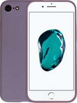 Smartphonica iPhone 7/8 siliconen hoesje - Paars Grijs / Back Cover
