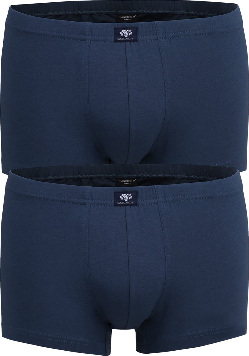 Ceceba heren boxers buikmodel (2-pack) - blauw