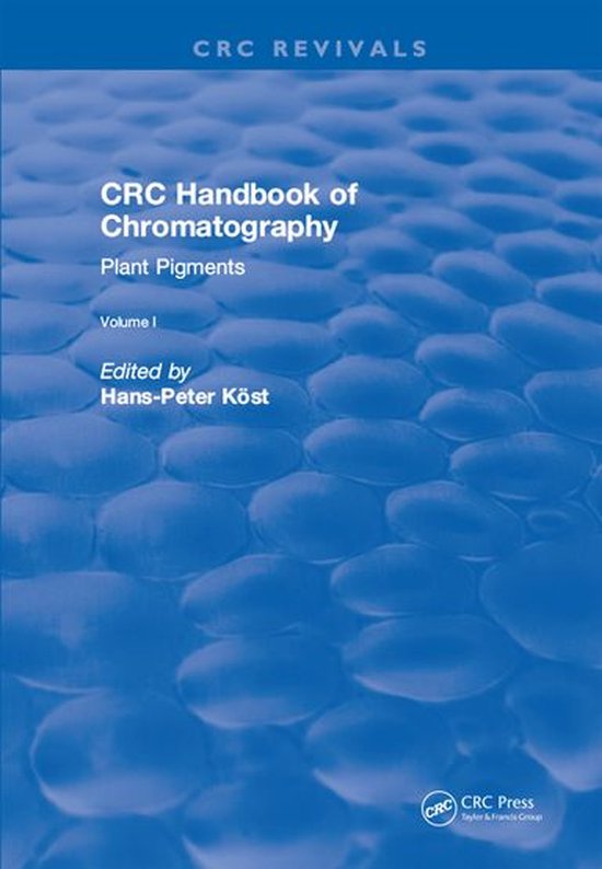 CRC Press Revivals - CRC Handbook of Chromatography - cover
