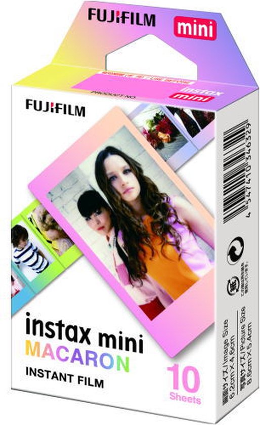 Fujifilm Instax Mini Film - Macaron - Instant fotopapier - 1 x 10 stuks - Fujifilm