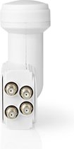Nedis SLNB10QTWT Universele Lnb Quattro Ruisgetal 0,2 - 0,85 Db