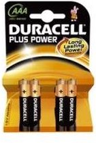 Duracell MN2400P4 Batterij AAA Plus 4x