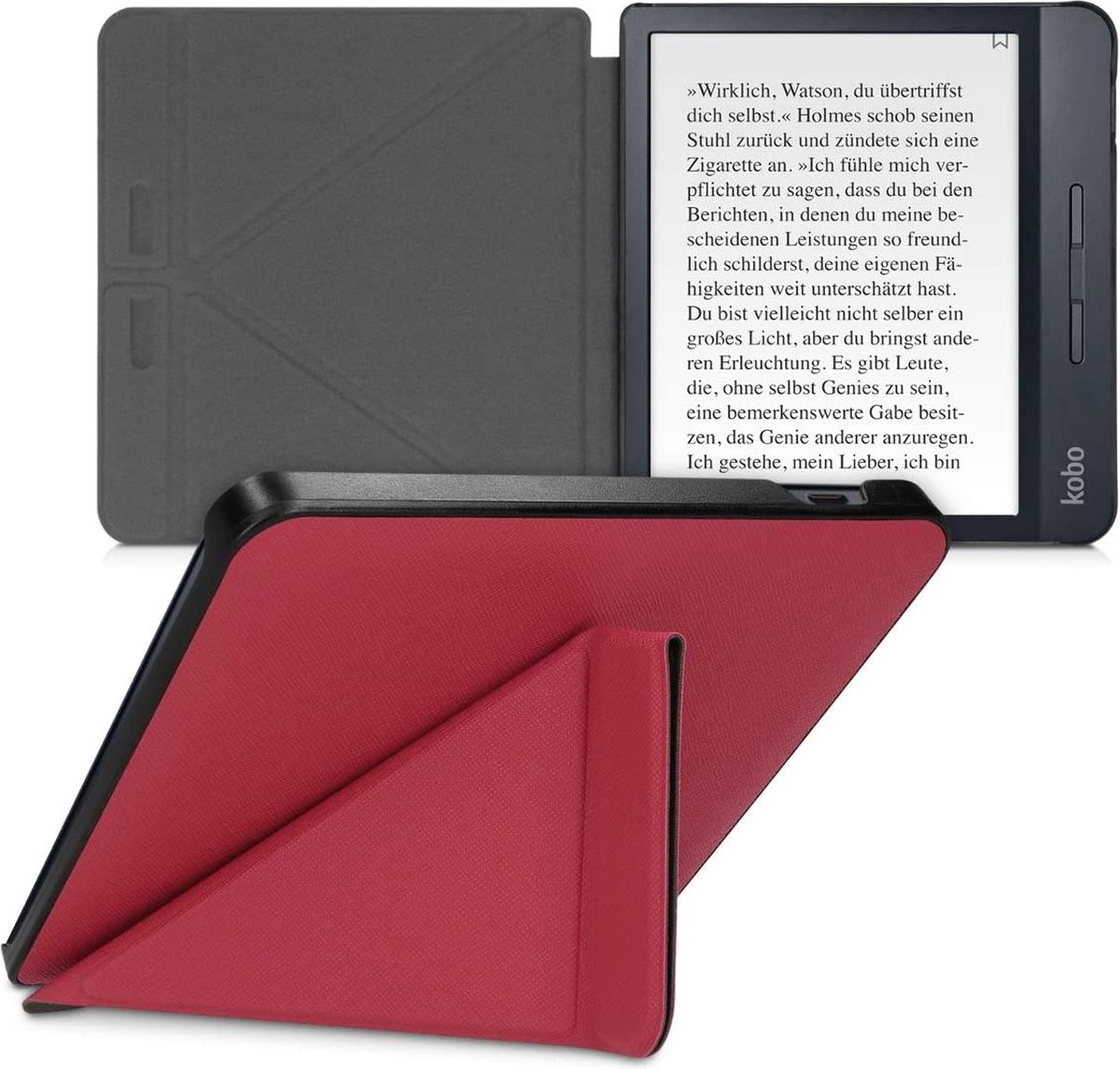 Kobo Libra H20 case Wine Red kobo libra h20 sleepcover kobo ereader