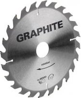 Graphite Cirkelzaagblad 165mm Asgat 30mm Tanden 24 Dikte 2,8 Vulringen 16/20/25 TCT