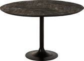 Eettafel | hout | zwart | 140x140x (h)75.5 cm