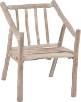Stoel | hout | naturel | 61x71x (h)80 cm