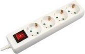 VB 41157 Tafelcontactdoos 4-Voudig + RA 1.5M + Schakelaar