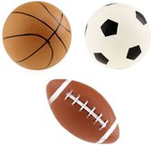 Toi-Toys Mini Sportballen 3 Stuks