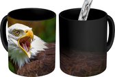 Magische Mok - Foto op Warmte Mokken - Koffiemok - Amerika - Zeearend - Vogel - Magic Mok - Beker - 350 ML - Theemok