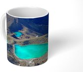 Mok - Emerald Lakes in het Nationaal park Tongariro in Nieuw-Zeeland - 350 ML - Beker